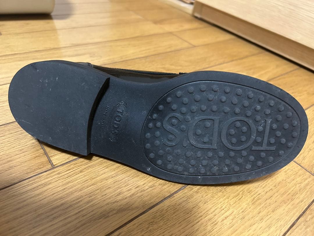 TOD'S ブラック ローファー 保存袋付きサイズ35