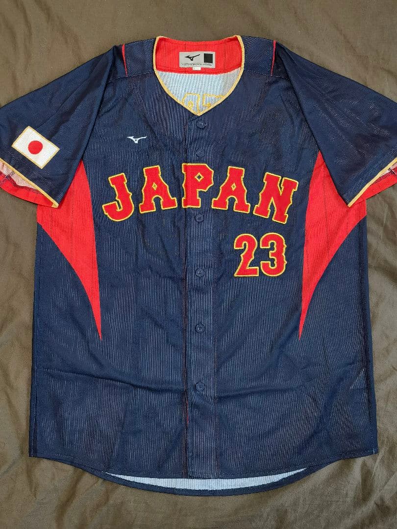 WBC 2023 侍ジャパン 23 ヌートバー 刺繍レプリカユニホーム Oサイズ