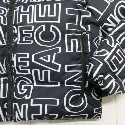 ザ ノースフェイス リバーシブル ノース ダウンジャケット 140cm 黒白