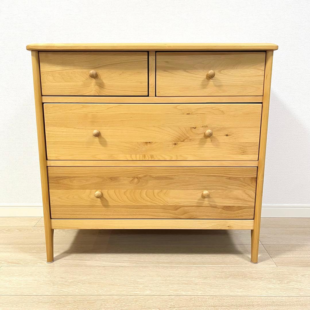 (ち40)吉桂 3段チェスト 洋服タンス 箪笥 ローチェスト 北欧インテリア