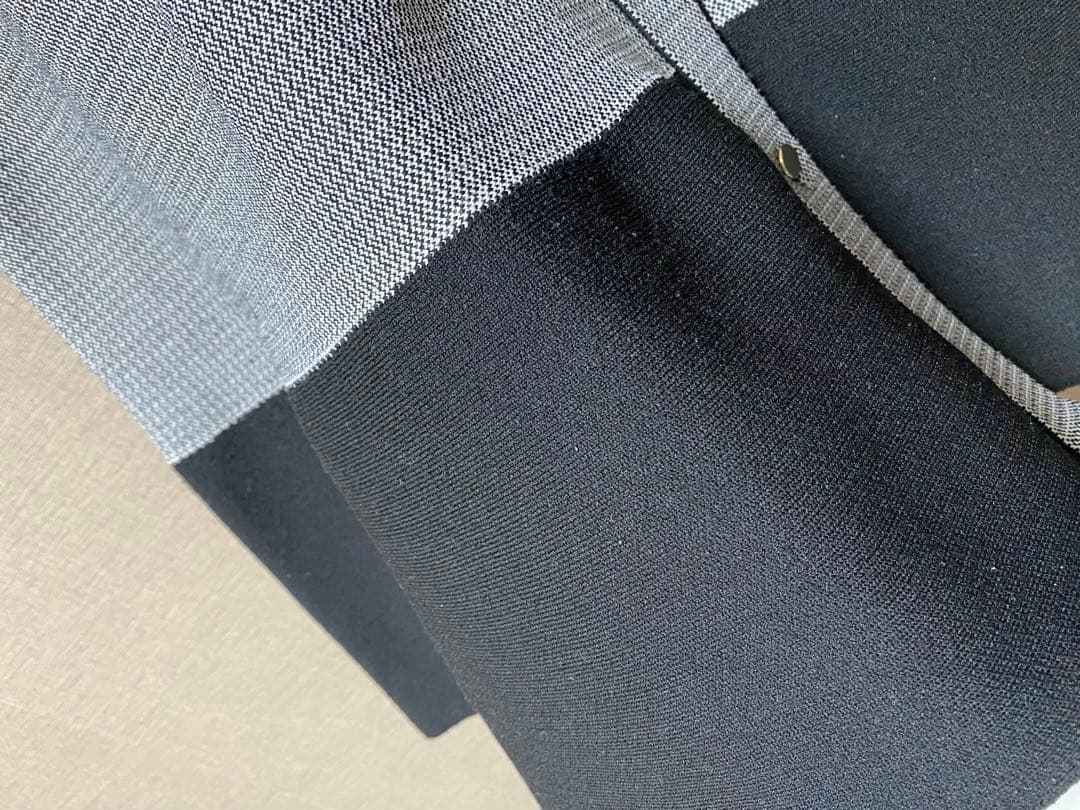 ユナイテッドアローズ　バイカラーティアードベスト　ジレ　バイカラー