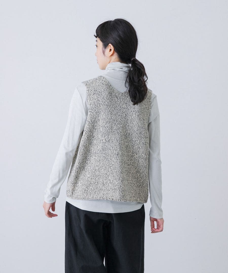 かぐれ　テープヤーンニットベスト　新品未使用