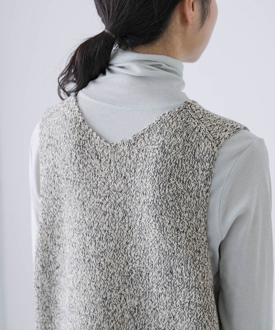 かぐれ　テープヤーンニットベスト　新品未使用