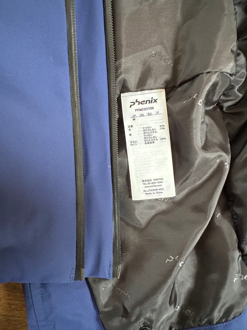 Phenixフェニックス スキーウェア上下 M ネイビー 4ウエイストレッチ
