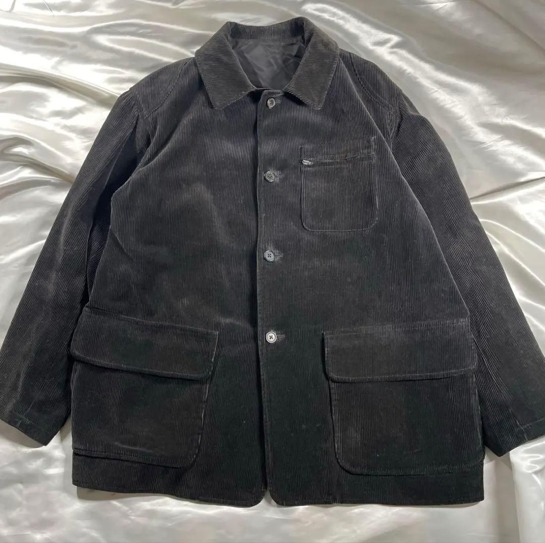 98AW ワイズフォーメン　コーデュロイ　カバーオール　ブラウン　L