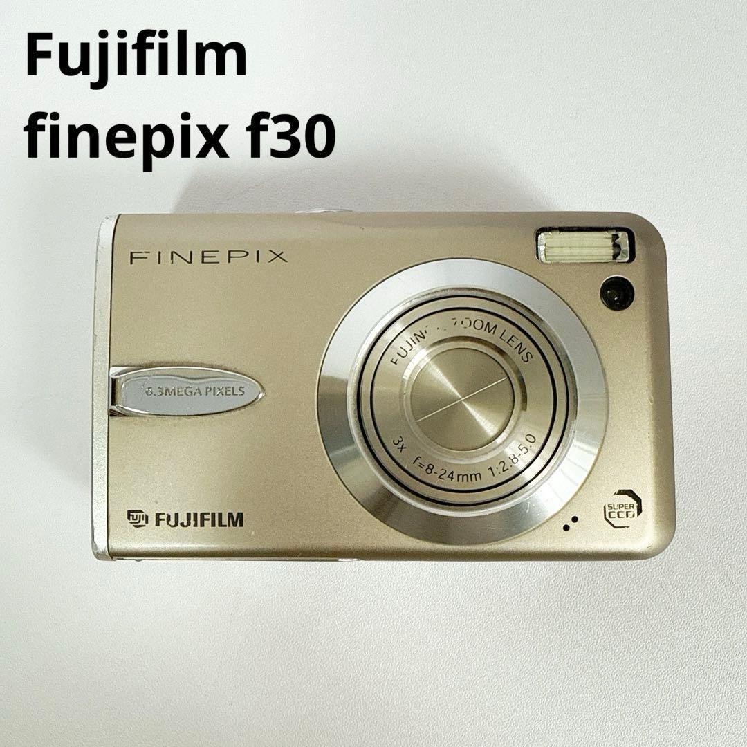【動作確認済み】フジフィルム FinePix F30 シルバー コンデジ