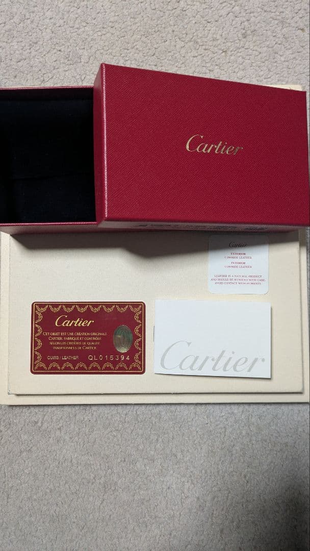 ほぼ未使用 カルティエ 名刺入れ L3000745