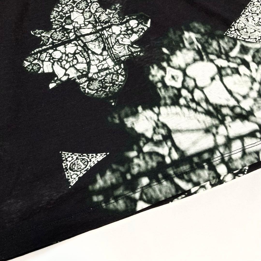 Y's ワイズ STAINED ROUND NECK LONG SLEEVE 2