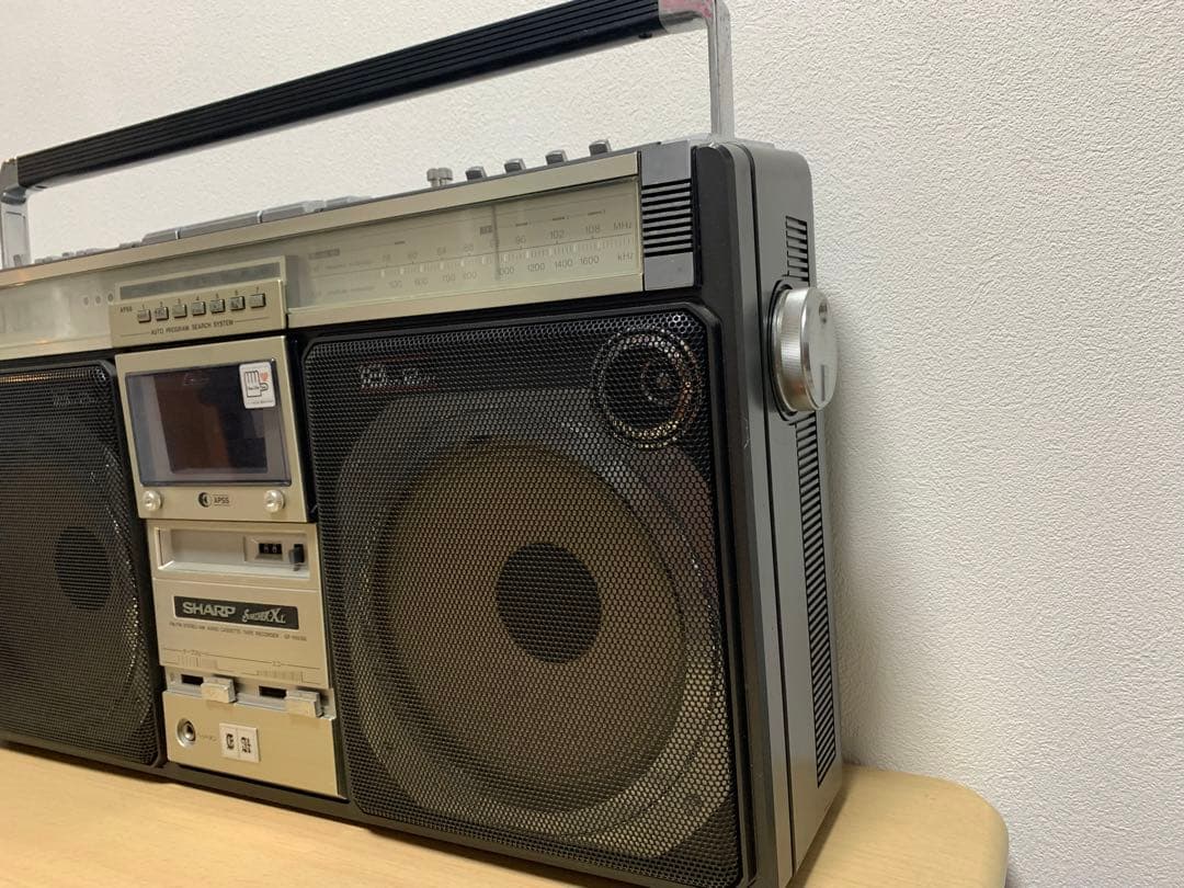 SHARP GF-505SB ラジオ付ステレオテープレコーダージャンク品