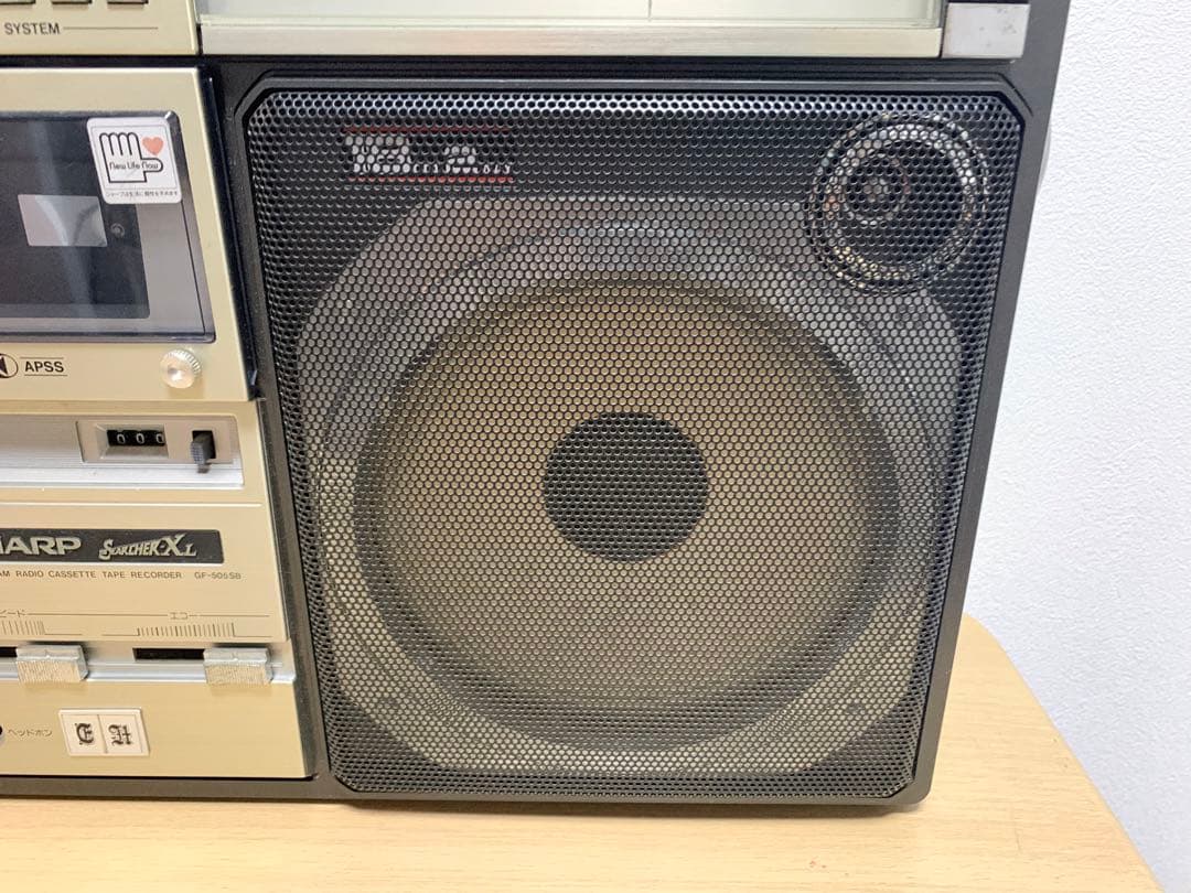 SHARP GF-505SB ラジオ付ステレオテープレコーダージャンク品