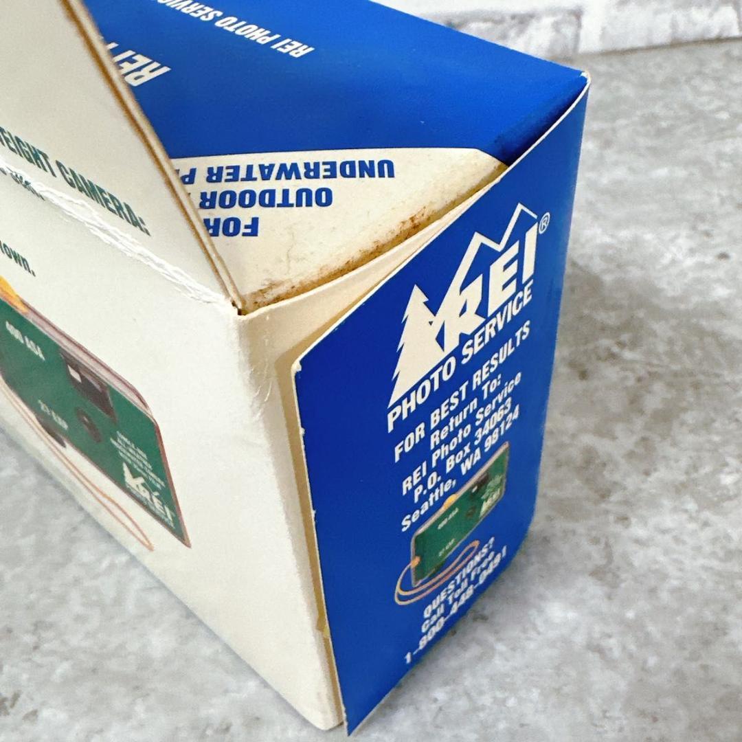 超レア　デッドストック　アールイーアイ　REI 使い捨てカメラ　防水水中カメラ