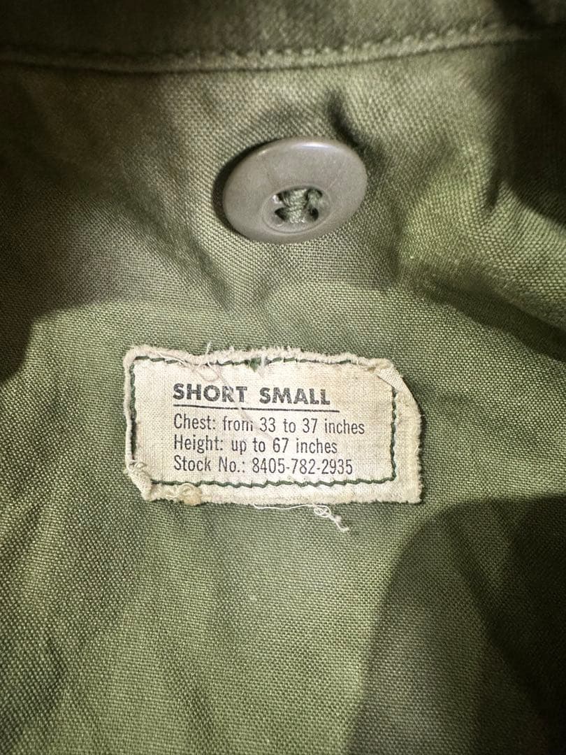 K*g様 激レア　66年製　初期型 2nd s-s 米軍実物 m65