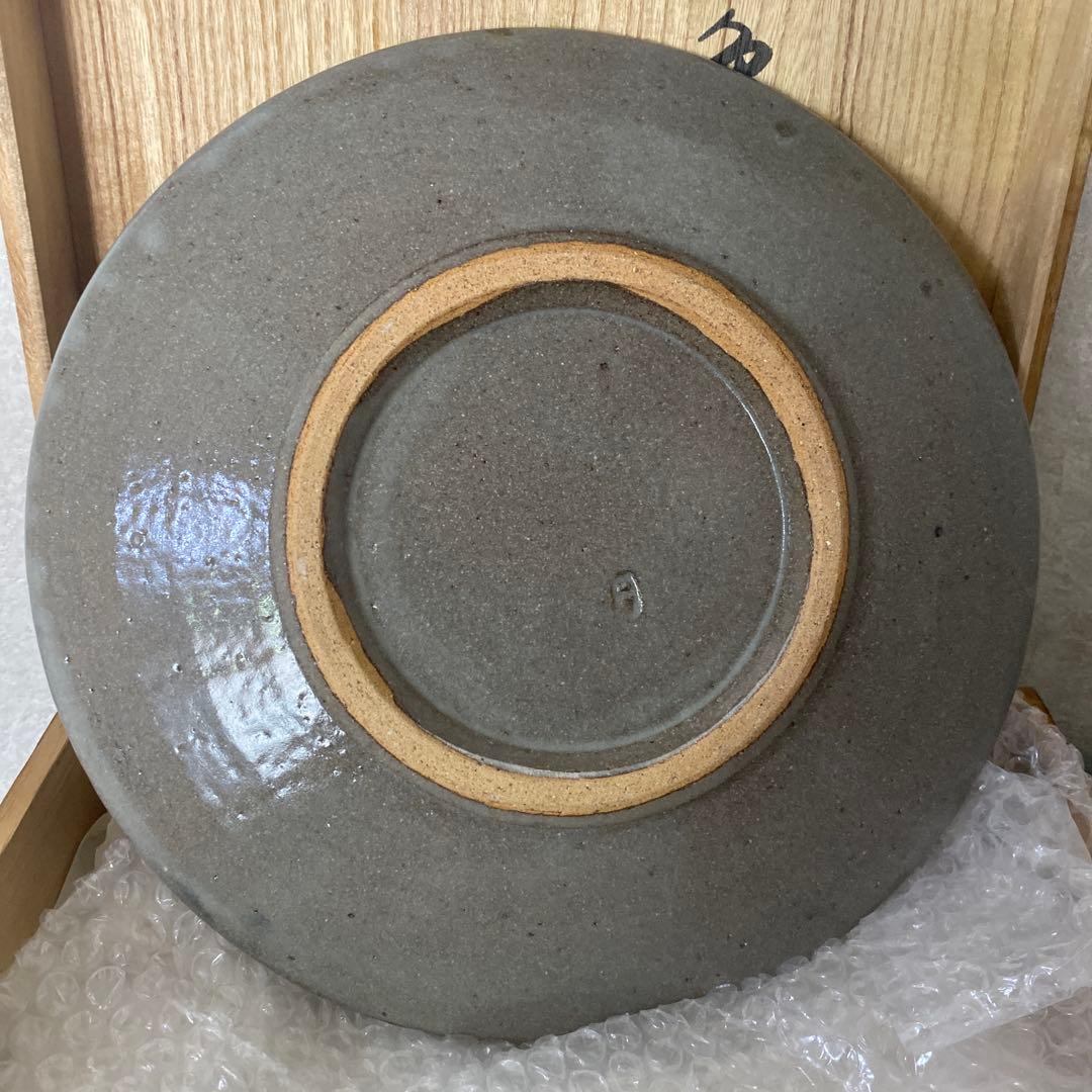 クリスマスセール　人間国宝　島岡達三　皿