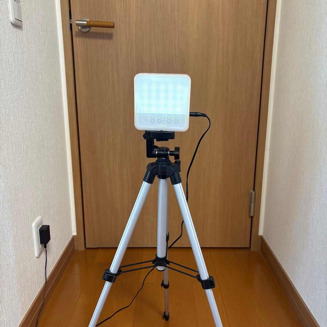 トトノエライト LEDライト 時計付き