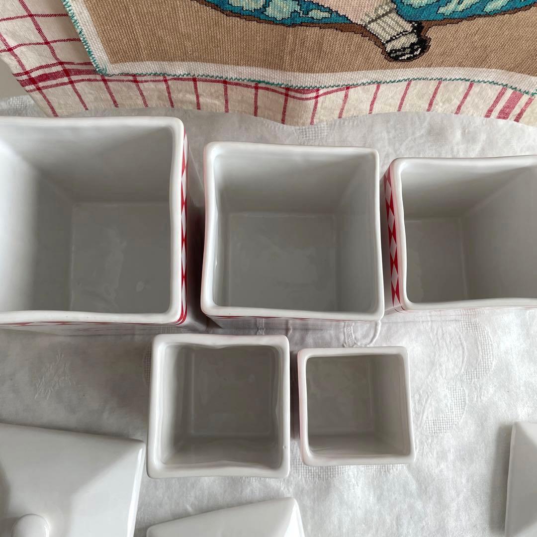 フランス アンティーク キャニスターセット