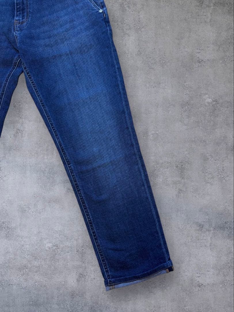 ピーティートリノデニム ストレッチ テーパード デニムスラックス