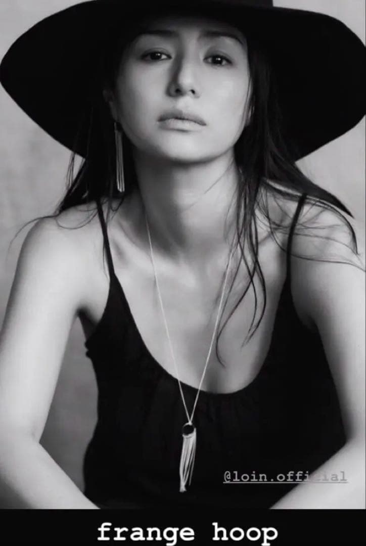 loin.ロワン frange hoop necklace ネックレス 井川遥