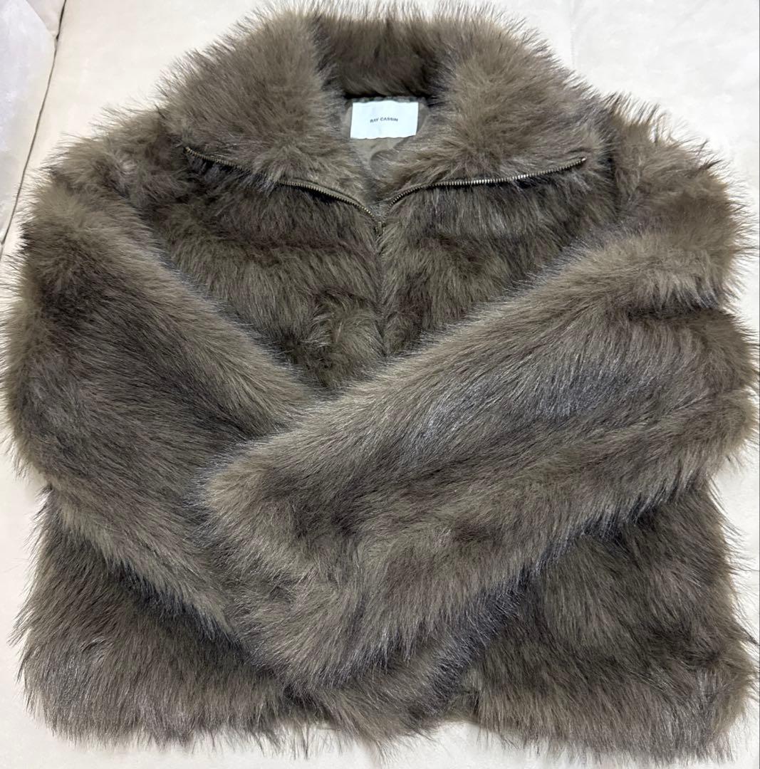 ダブルジップファーブルゾン　raycassin