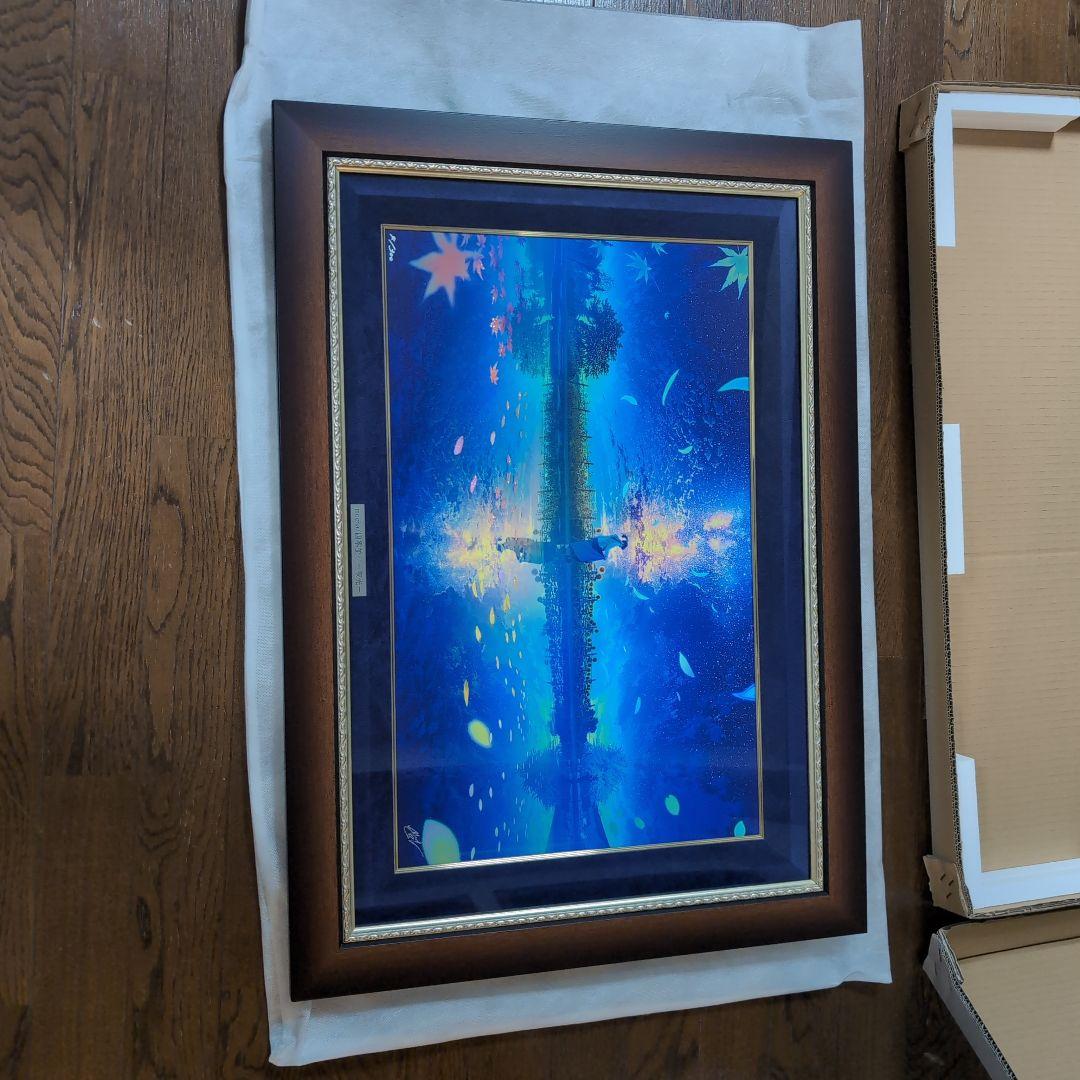 mocha 版画　四季並べ-夜光-