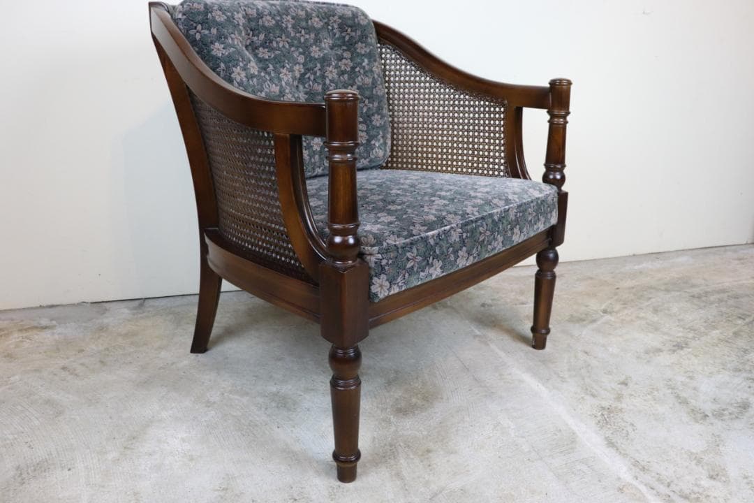 karimoku カリモク家具　コロニアル　一人用ソファ　肘掛椅子　WC55