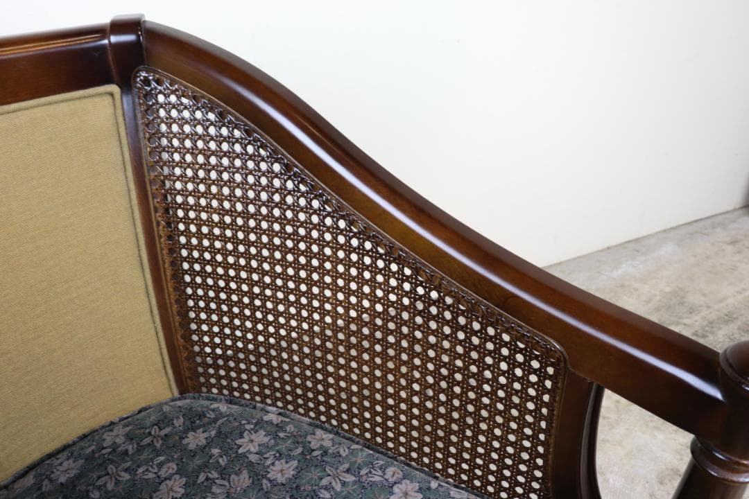 karimoku カリモク家具　コロニアル　一人用ソファ　肘掛椅子　WC55