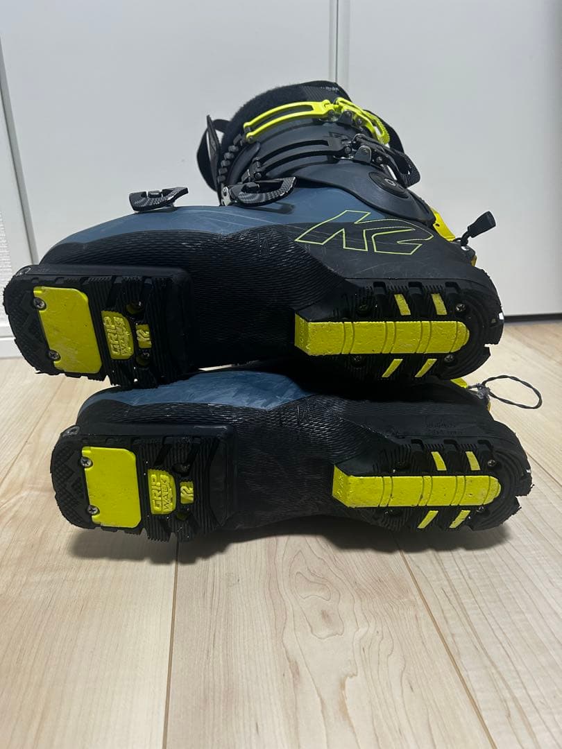 K2 マインドベンダー100 スキー用ブーツ グレー/黒/黄色