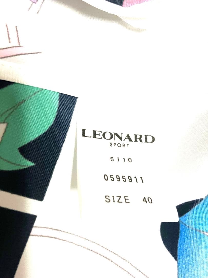 LEONARD SPORT ❤︎フラワープリント パーカー ジャンパー美品