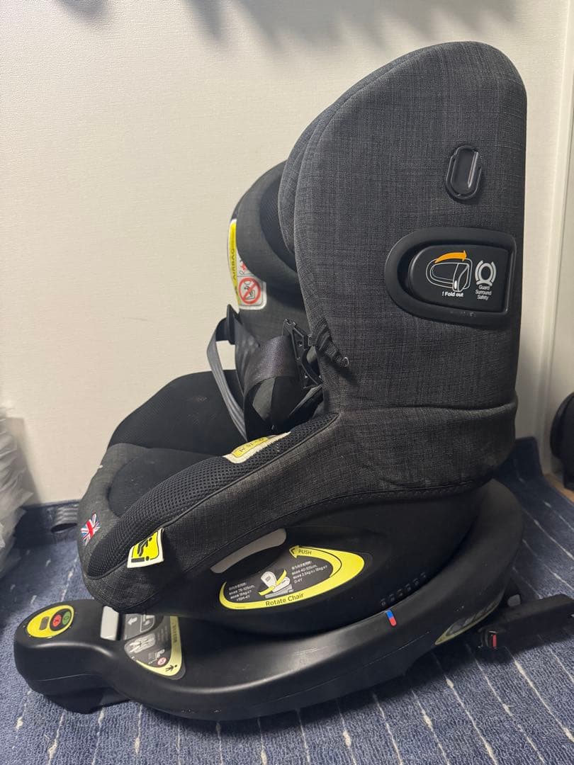 美品 Joie車用チャイルドシートi - Arc360キャノピー付ISOFIX