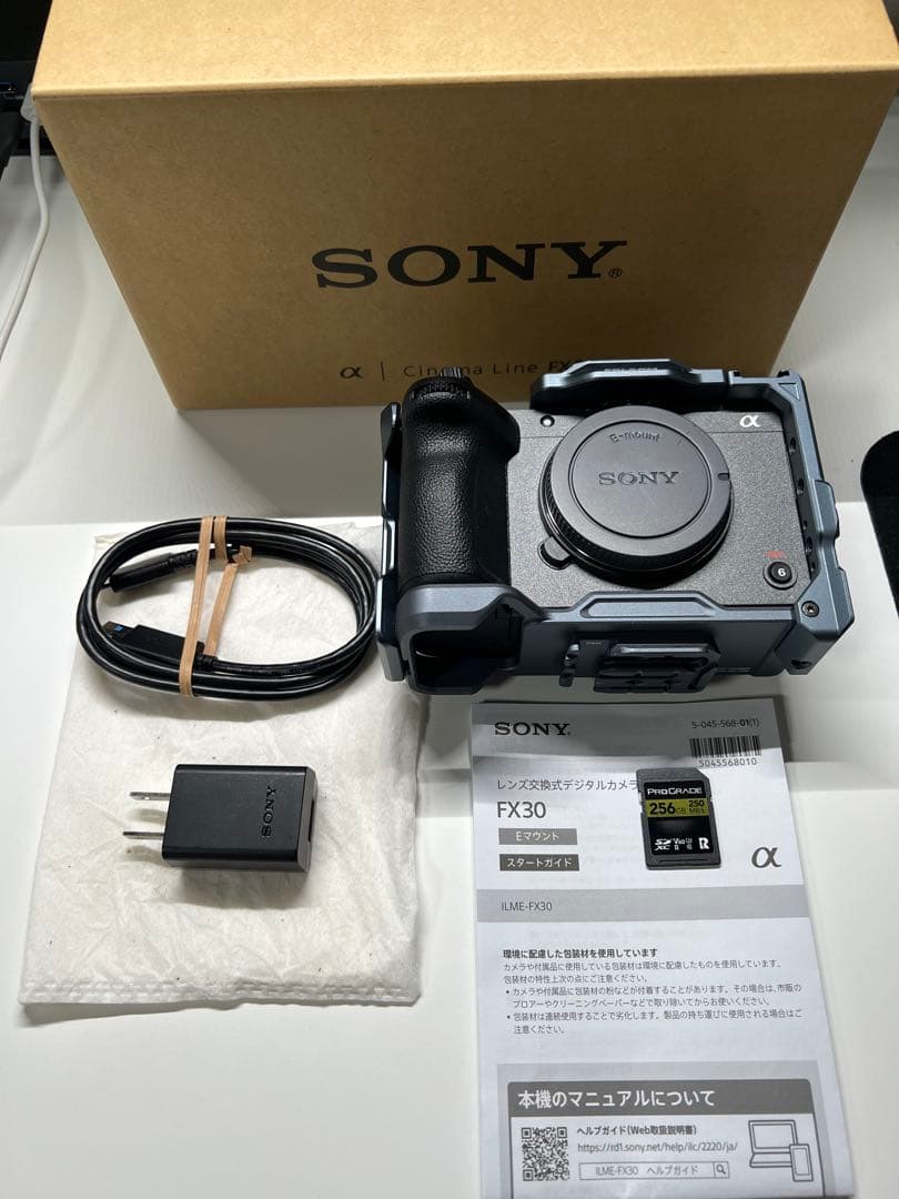 FX30 falcamケージ+256GB SDカード付き