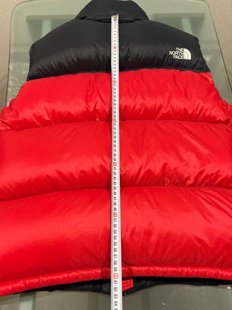 最終価格THE NORTH FACE ダウンベスト 赤・黒 XL