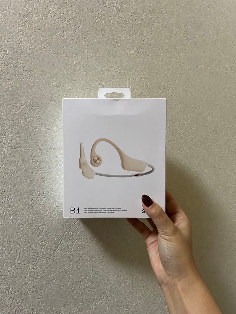 骨伝導イヤホン B1 ベージュ