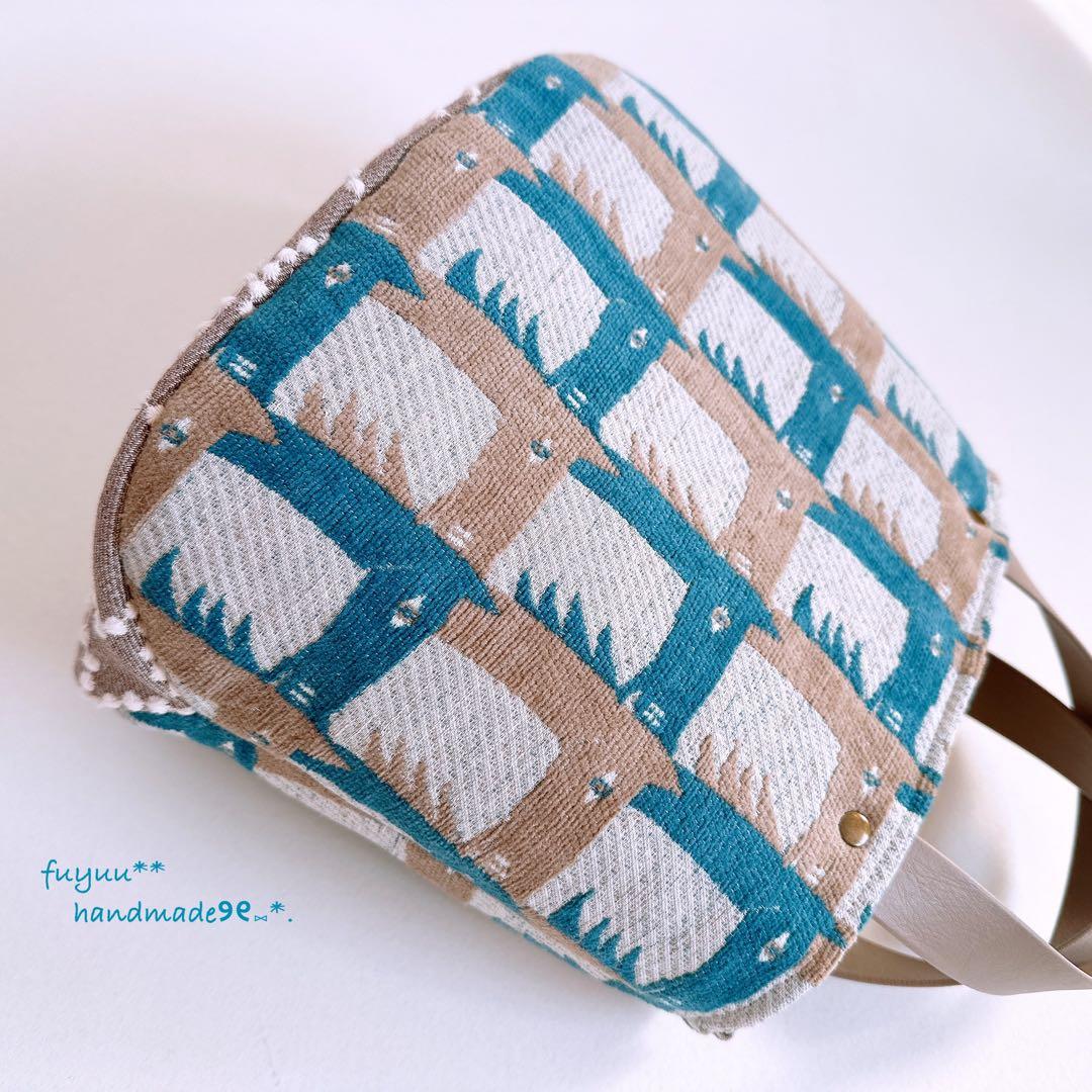 ハンドメイドꕤ︎︎ベルバッグ ミナペルホネン thoroughbred タンバリン