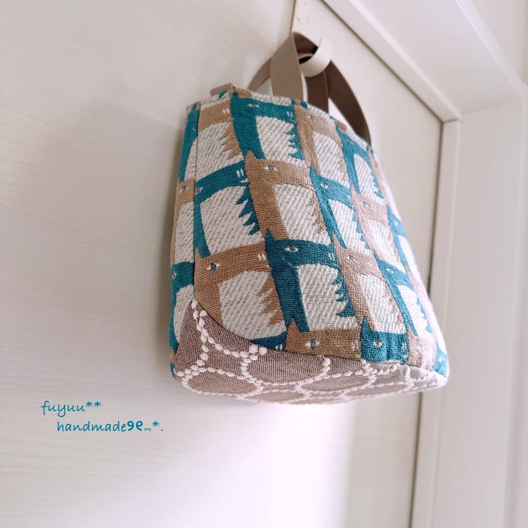 ハンドメイドꕤ︎︎ベルバッグ ミナペルホネン thoroughbred タンバリン