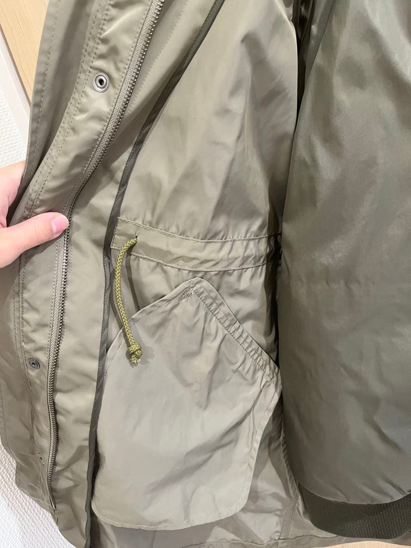 BEAMS LIGHTS 4wayモッズコート　オリーブ