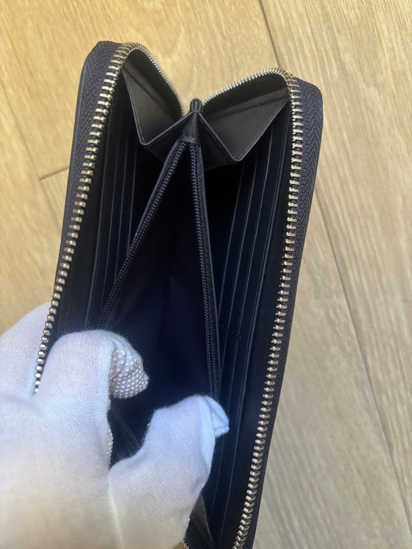 お値下げ可能！【新品未使用】COACH 長財布 シグネチャー ホワイト×ネイビー