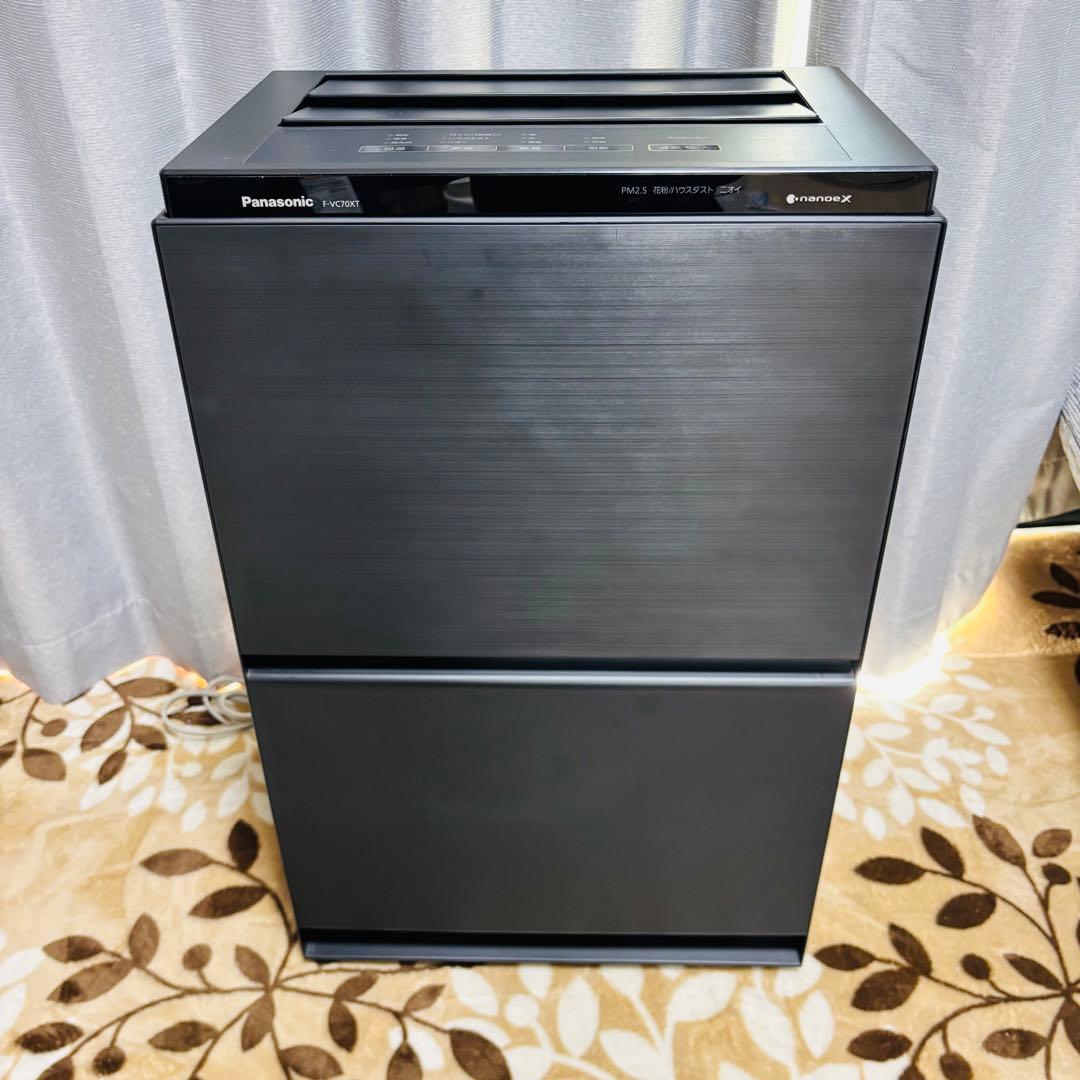 【美品】パナソニック 加湿空気清浄機 ナノイーX搭載 ~31畳 F-VC70XT