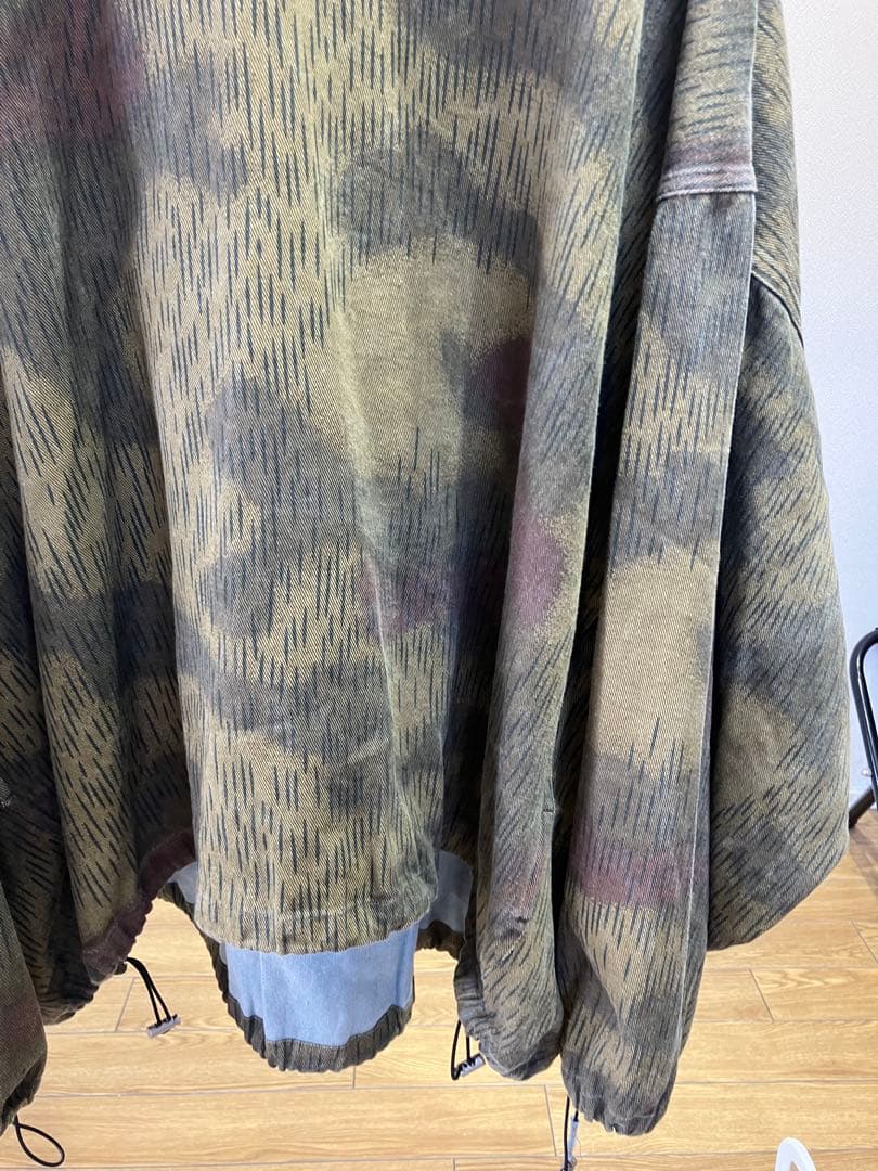 25ss les six レシス レイン カモ パーカー ジャケット