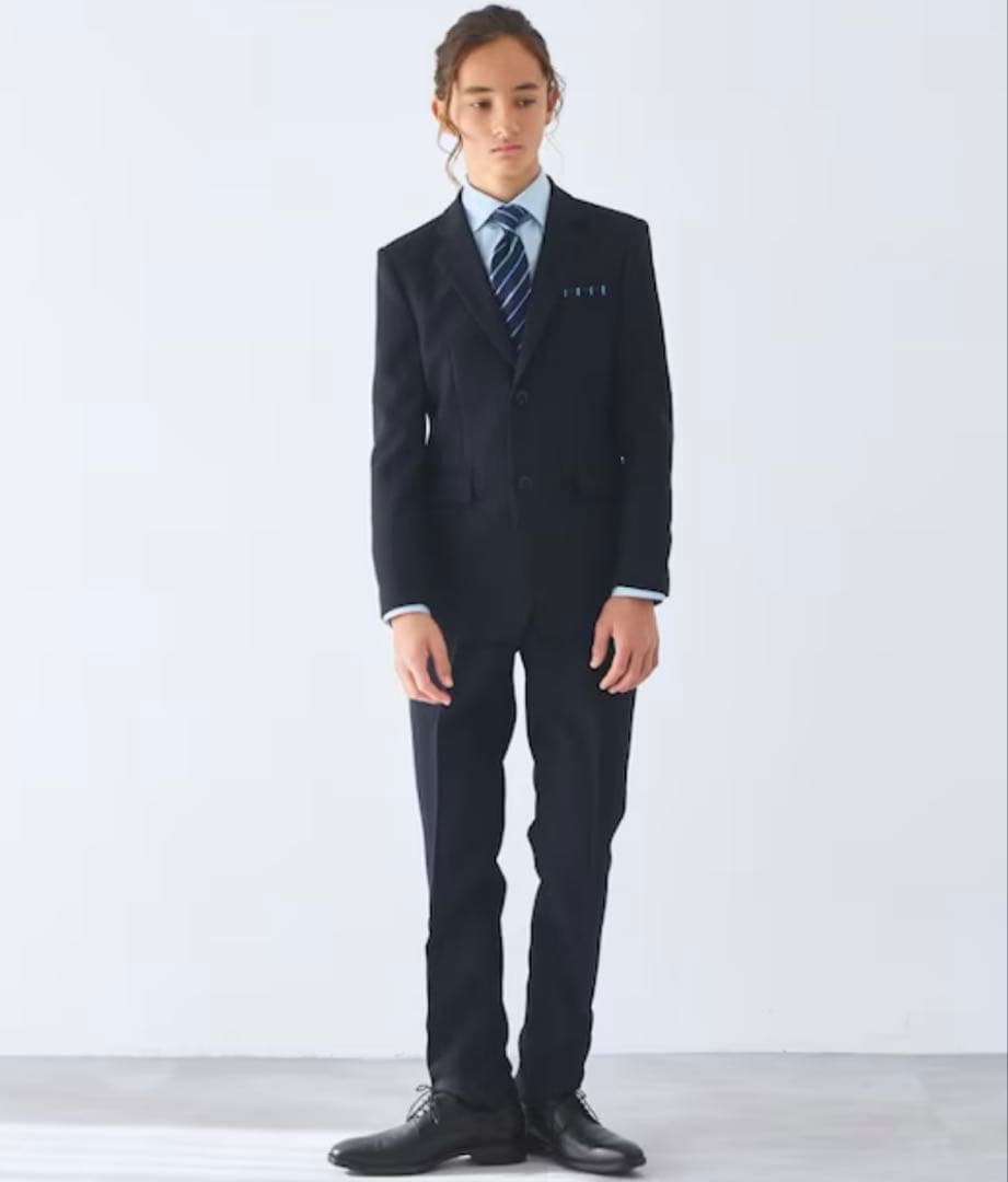 ショパン　クリーニング済　フォーマルスーツ 160 ネイビー