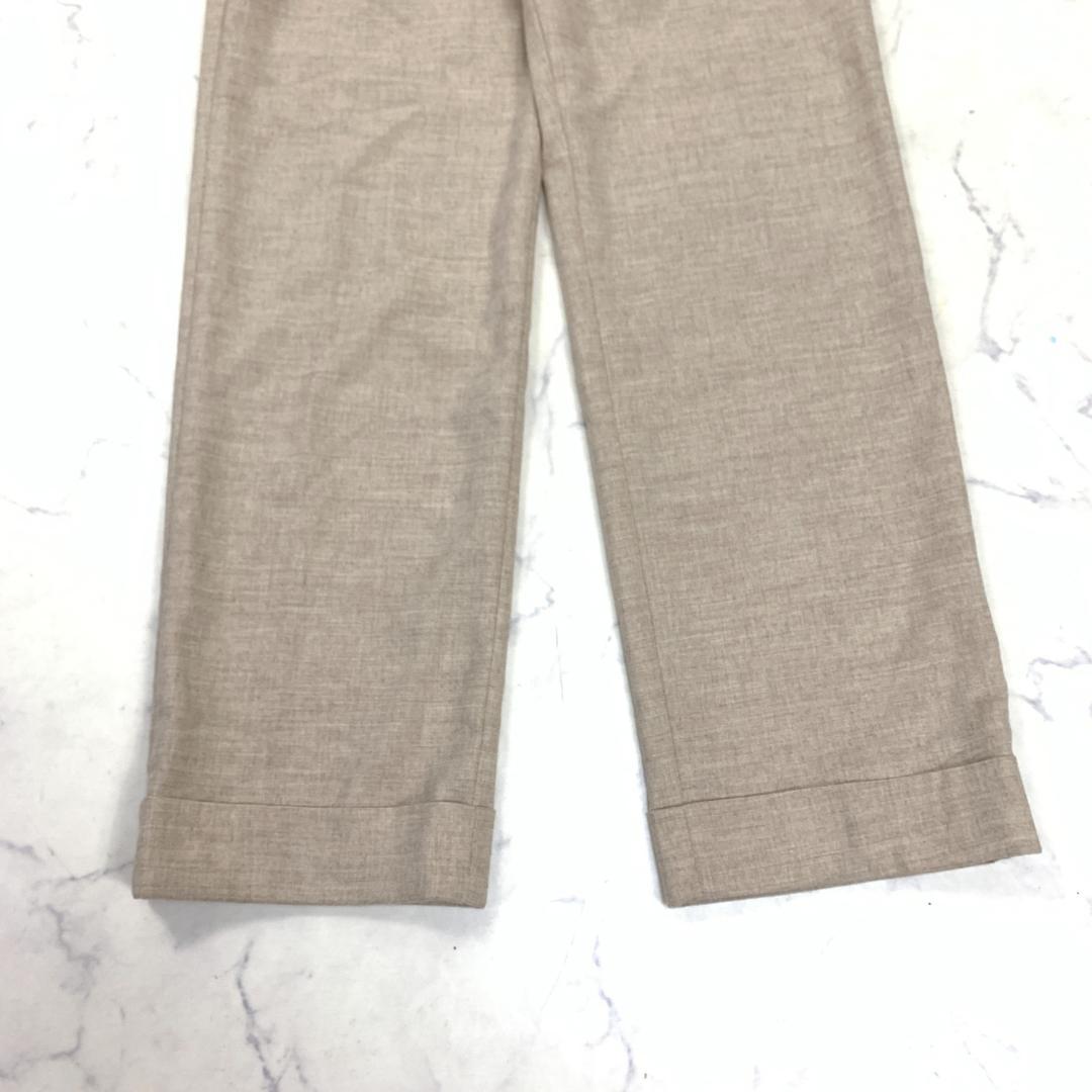 A7566 ペゼリコ カジュアルパンツ ウール スラックス ベージュ 38