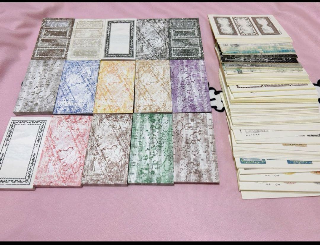 コラージュ用品まとめ売り　デザペ・トレペ・海外マステ・人物ステッカー・ナモンさん