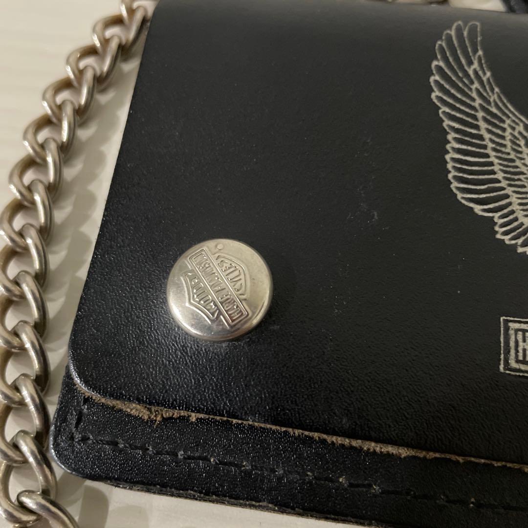 90s USA製 Harley Davidson トラッカーウォレット 長財布