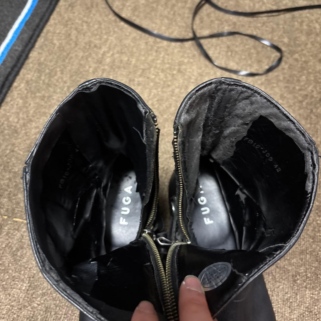 00s fuga リングブーツ　archive エディ　サンローラン y2k