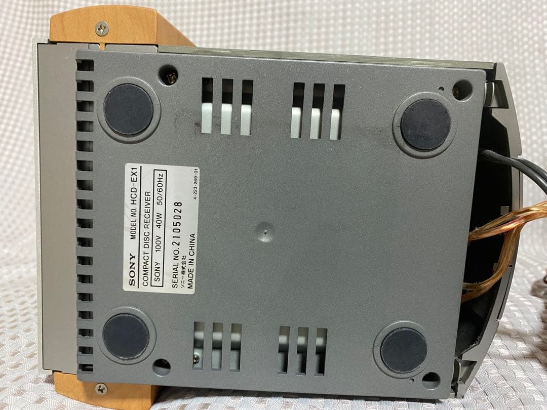 SONY HCD-EX1 CDレシーバー/SS-CEX1 スピーカー ミニコンポ