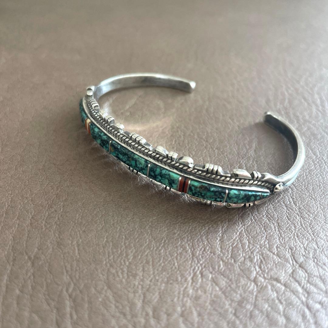 FRANCISCO A インディアンジュエリー ターコイズバングル