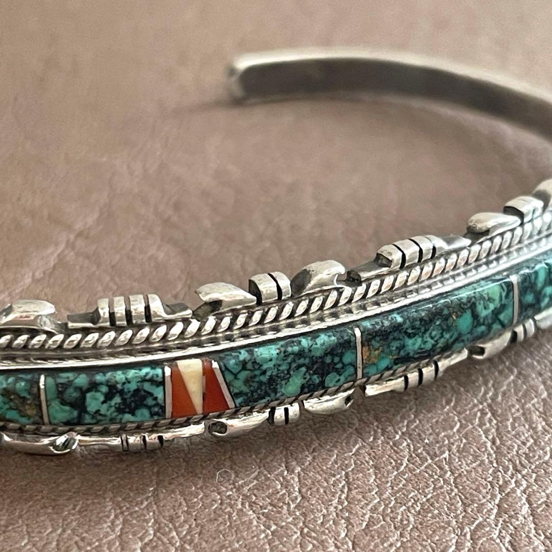 FRANCISCO A インディアンジュエリー ターコイズバングル