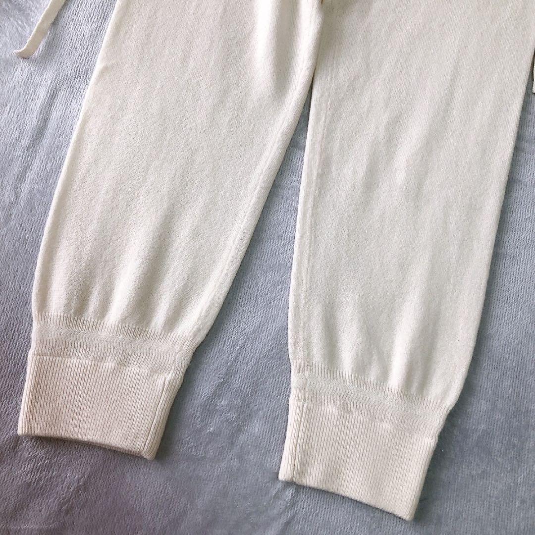 MAISON CARREE CASHMERE BASIC PANTS アイボリー