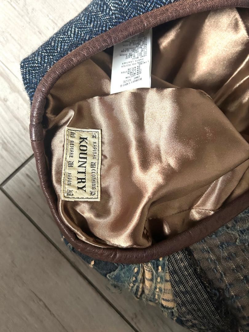 KAPTAL キャピタル　KOUNTRY パッチワーク ベレー帽