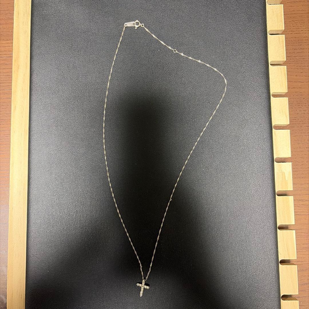 プラチナPt850/900 十字架 クロス ネックレス