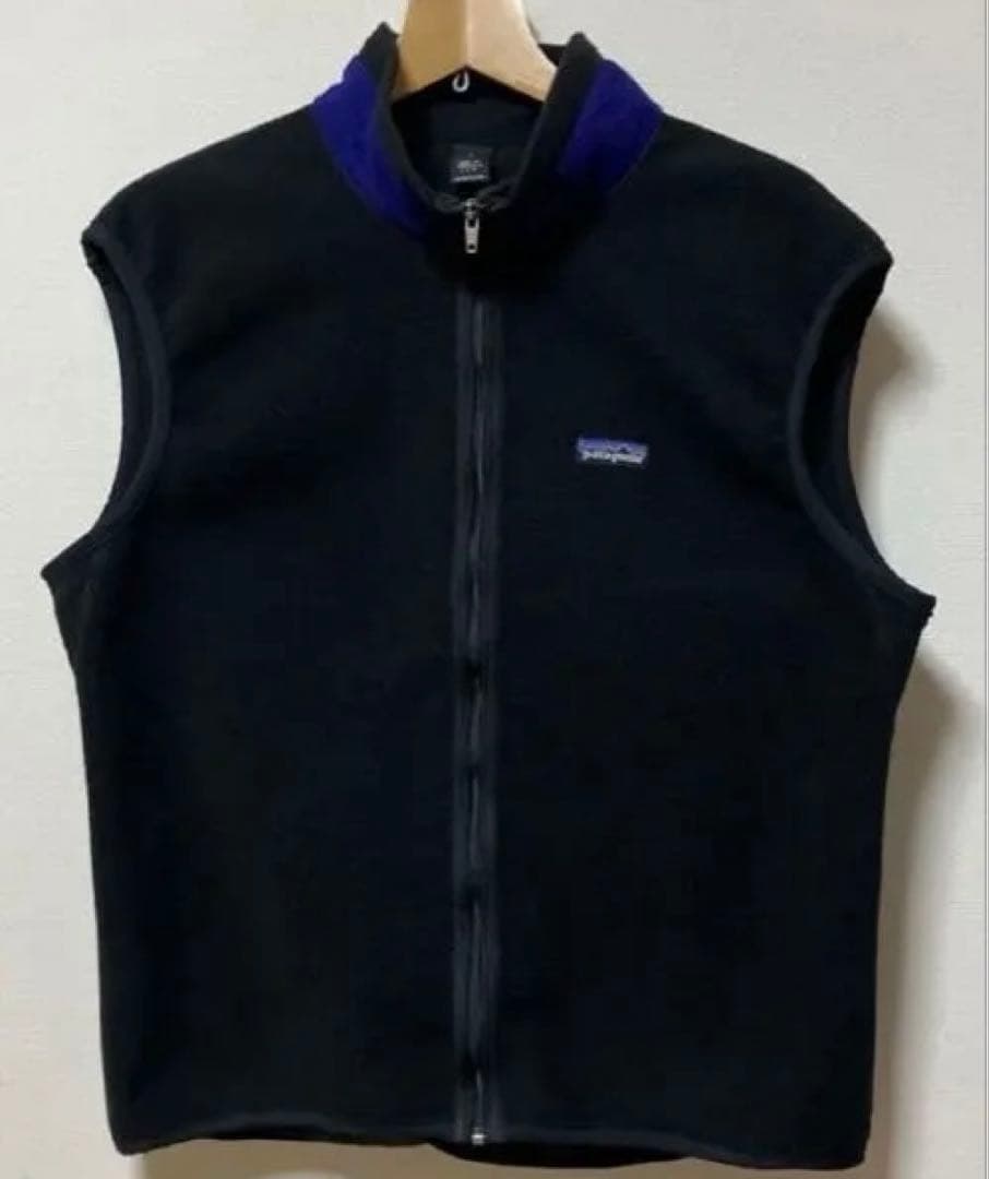Patagonia フリース ベスト Lサイズ ブラック ティール