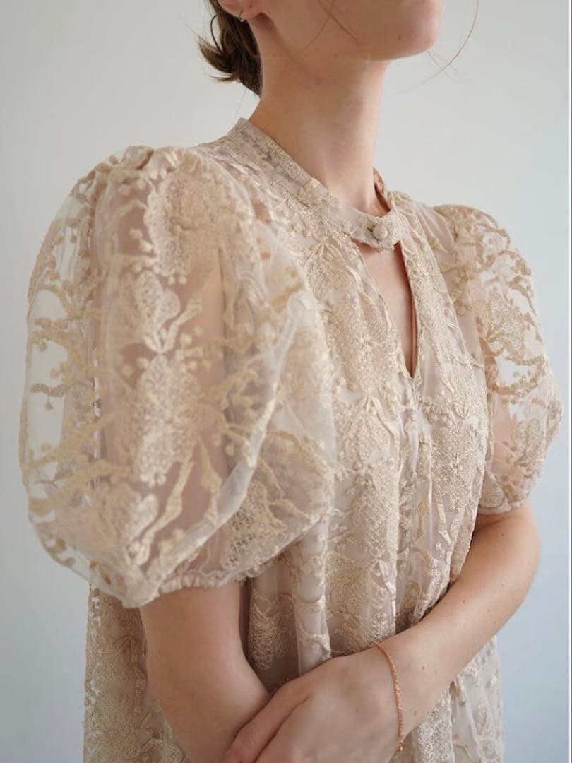 【Acka】 puffy ocasion dress